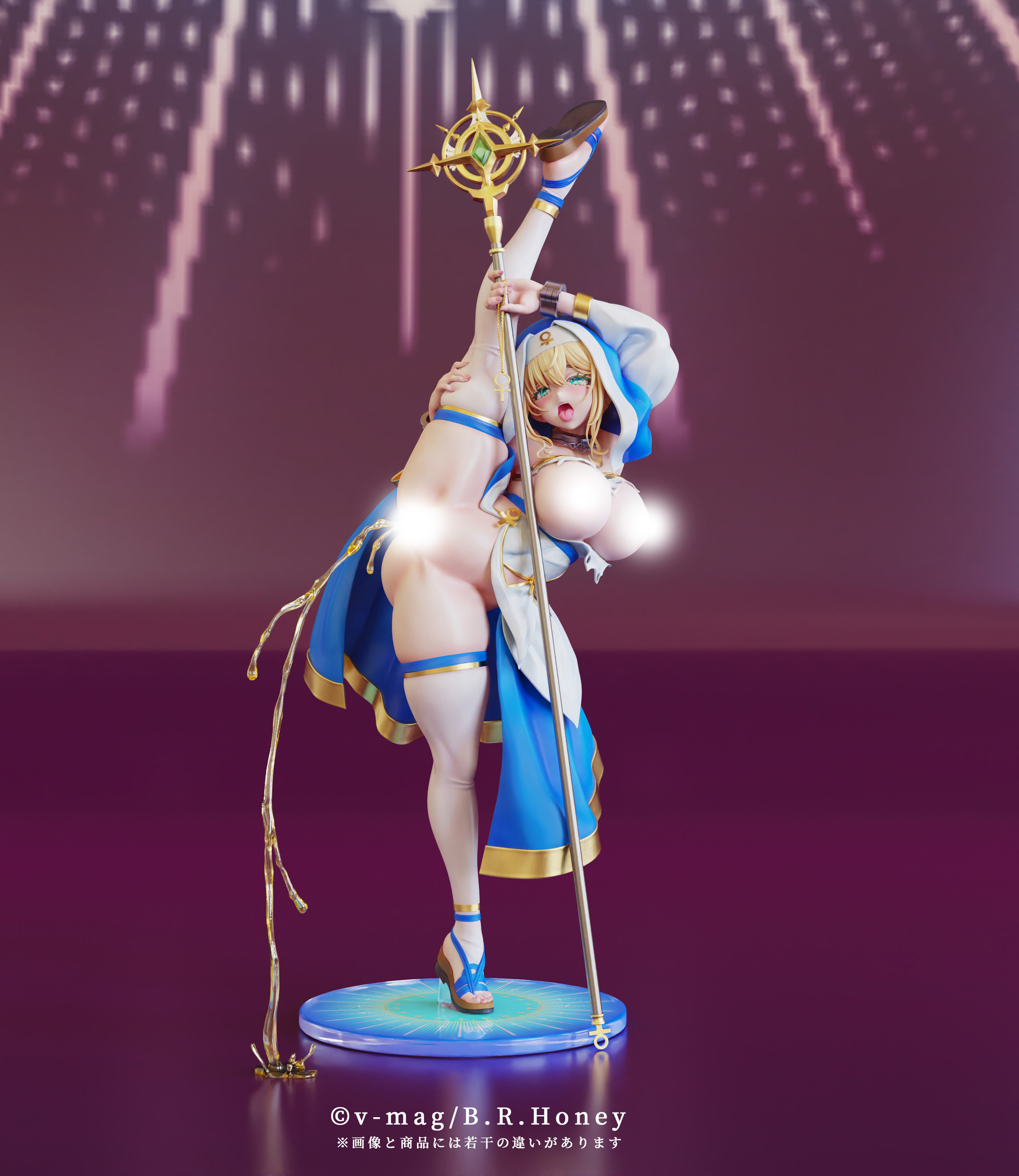 B.R. HONEY. CHARLOTTE THE SAINTESS - EXORCISM POSE 1/6 SCALE FIGURE NORMAL EDITION