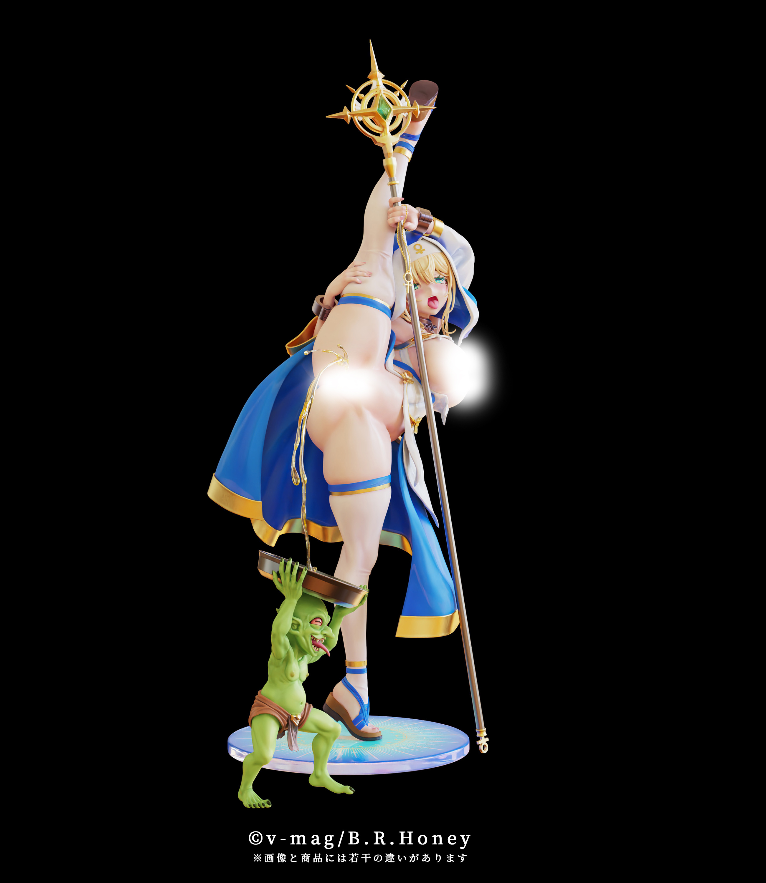 B.R. HONEY. CHARLOTTE THE SAINTESS - EXORCISM POSE 1/6 SCALE FIGURE BONUS EDITION