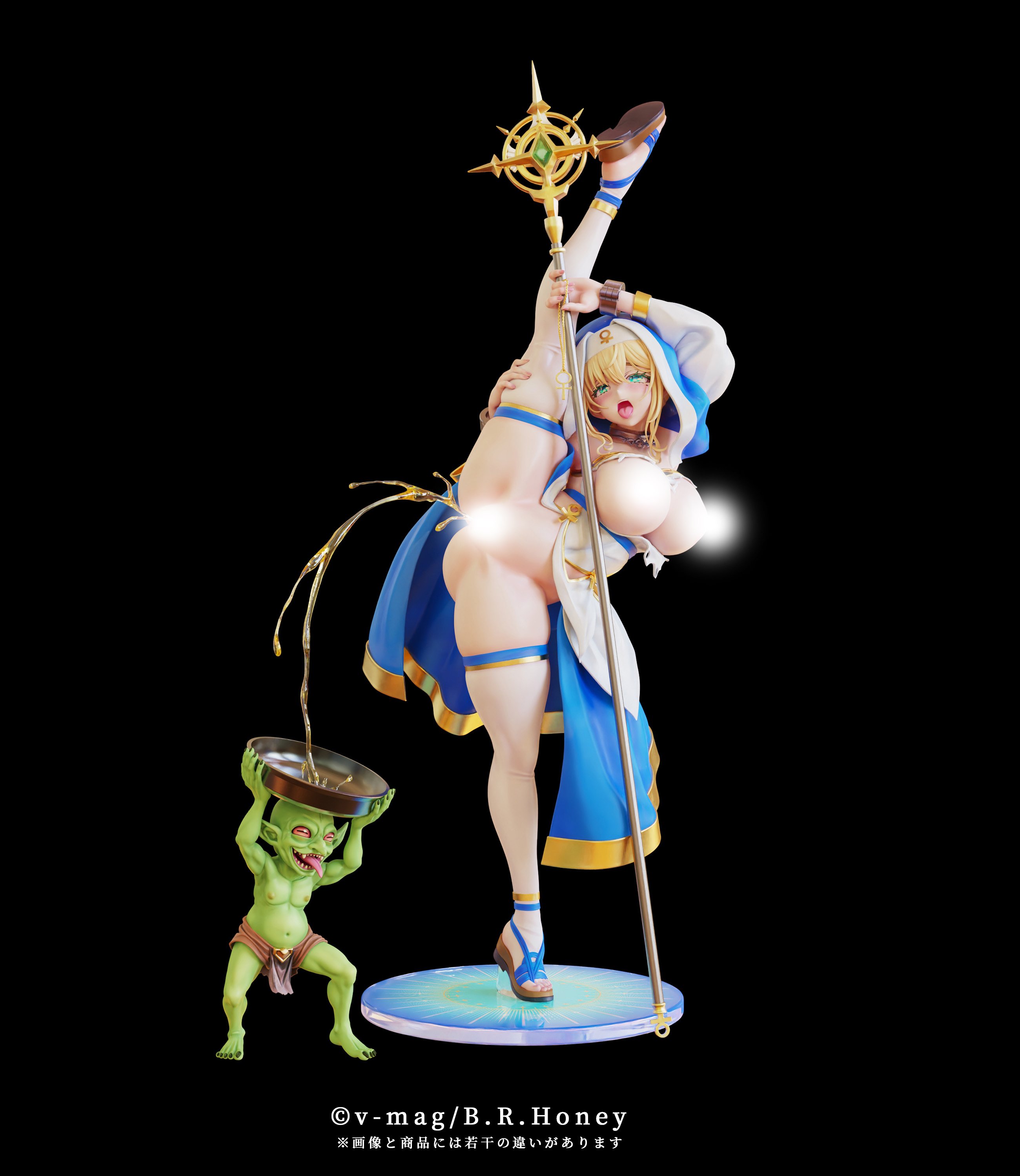 B.R. HONEY. CHARLOTTE THE SAINTESS - EXORCISM POSE 1/6 SCALE FIGURE BONUS EDITION