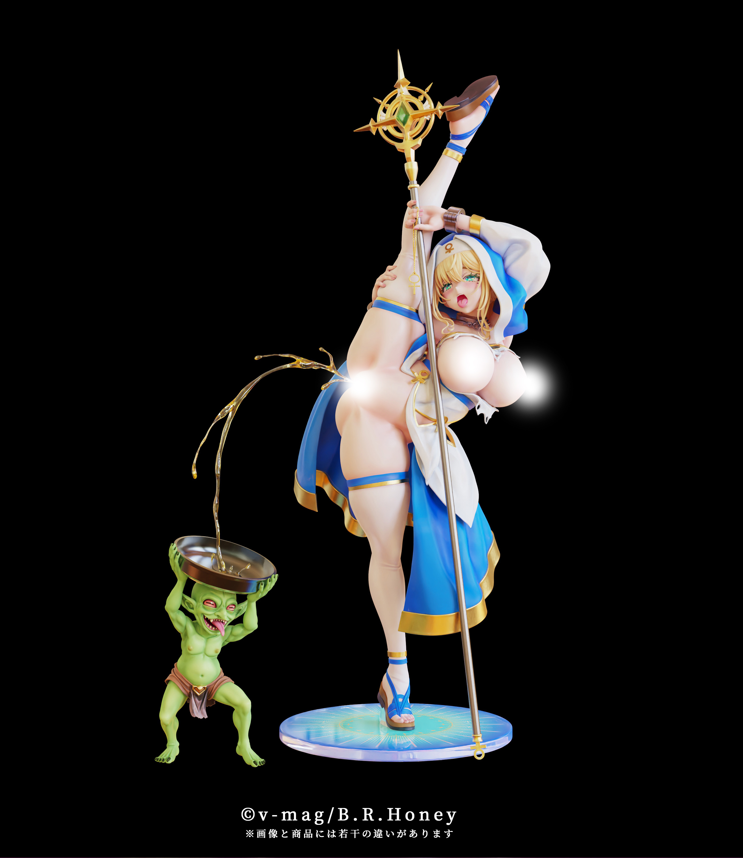 B.R. HONEY. CHARLOTTE THE SAINTESS - EXORCISM POSE 1/6 SCALE FIGURE BONUS EDITION