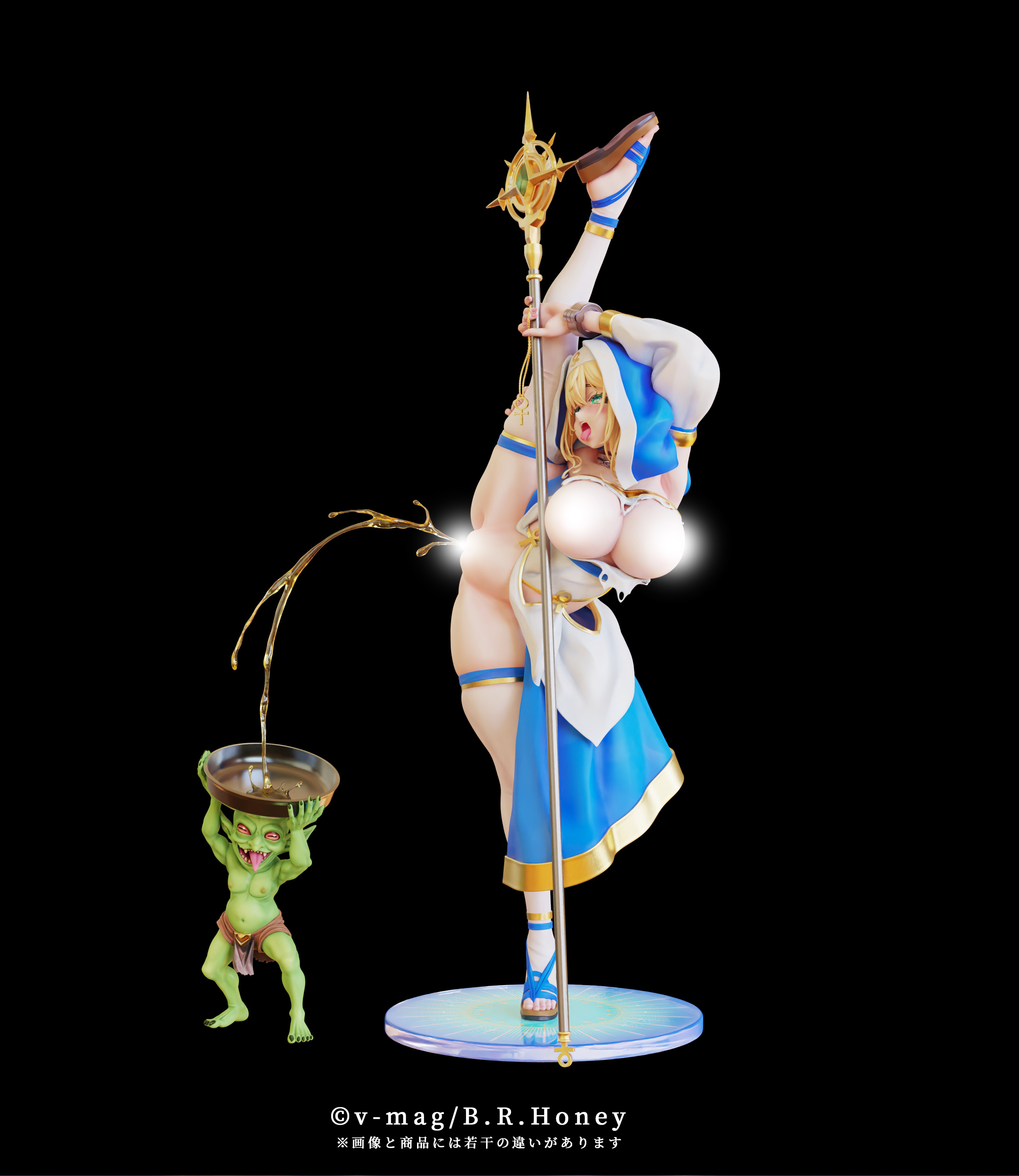 B.R. HONEY. CHARLOTTE THE SAINTESS - EXORCISM POSE 1/6 SCALE FIGURE BONUS EDITION