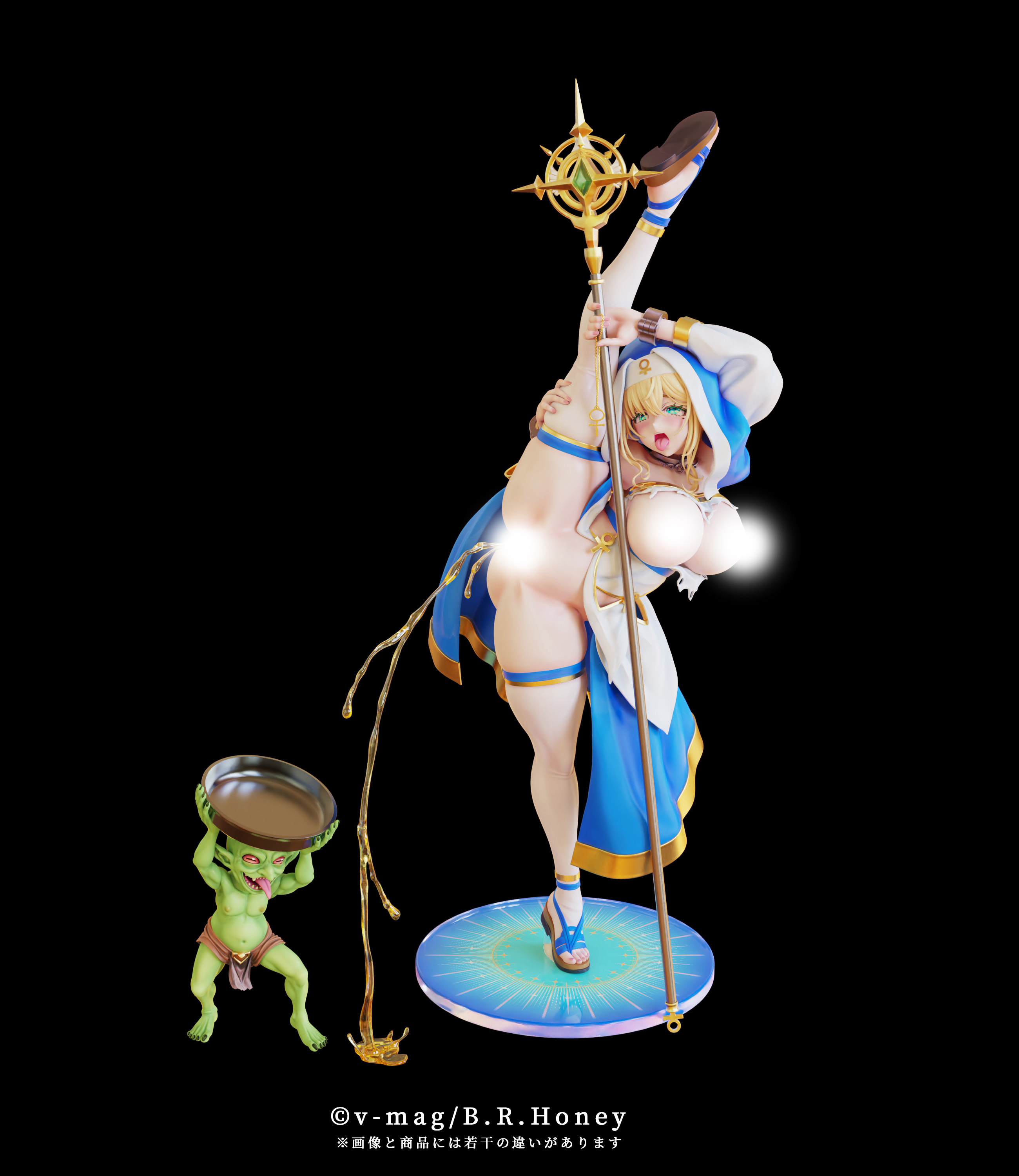 B.R. HONEY. CHARLOTTE THE SAINTESS - EXORCISM POSE 1/6 SCALE FIGURE BONUS EDITION
