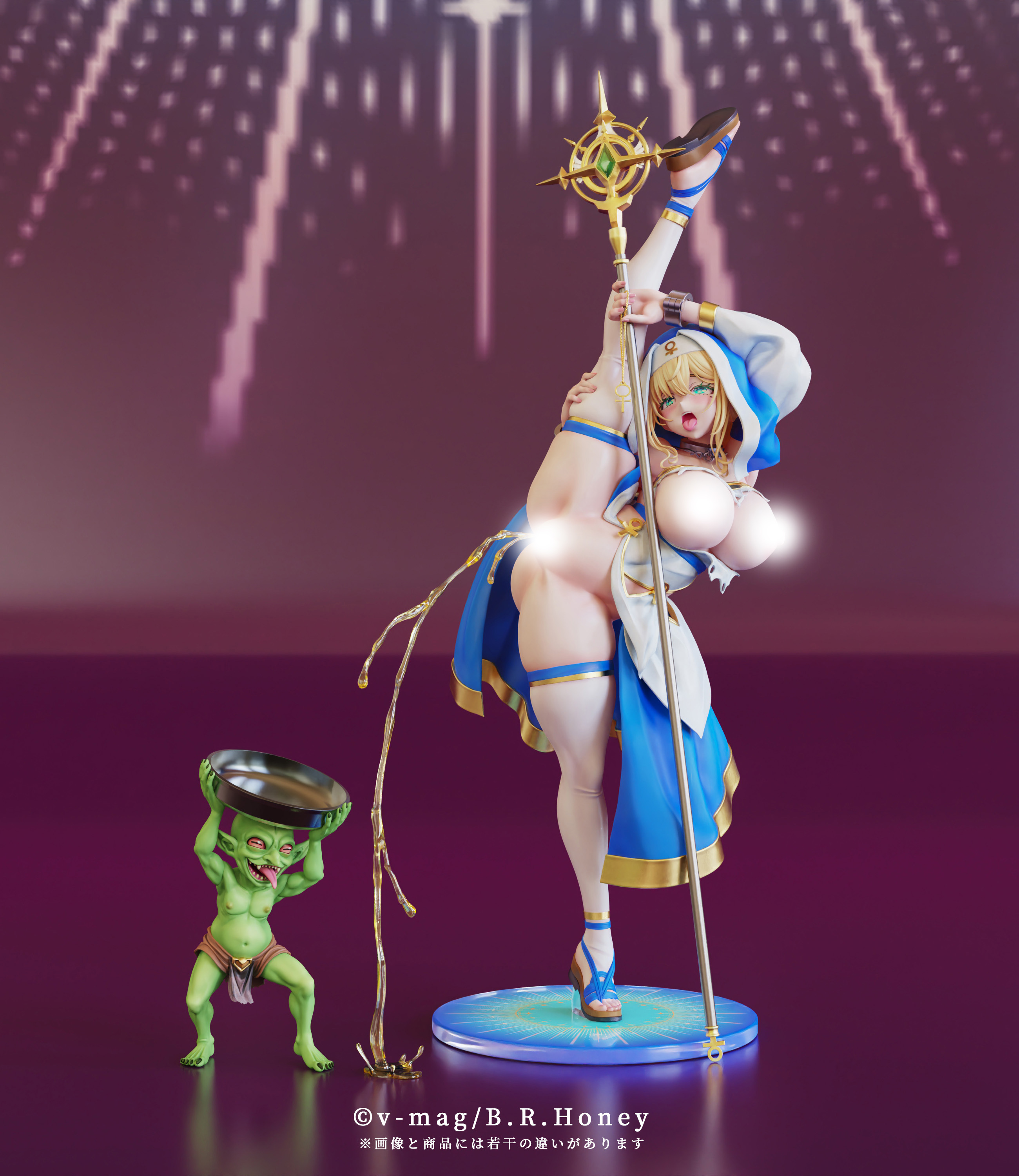 B.R. HONEY. CHARLOTTE THE SAINTESS - EXORCISM POSE 1/6 SCALE FIGURE BONUS EDITION