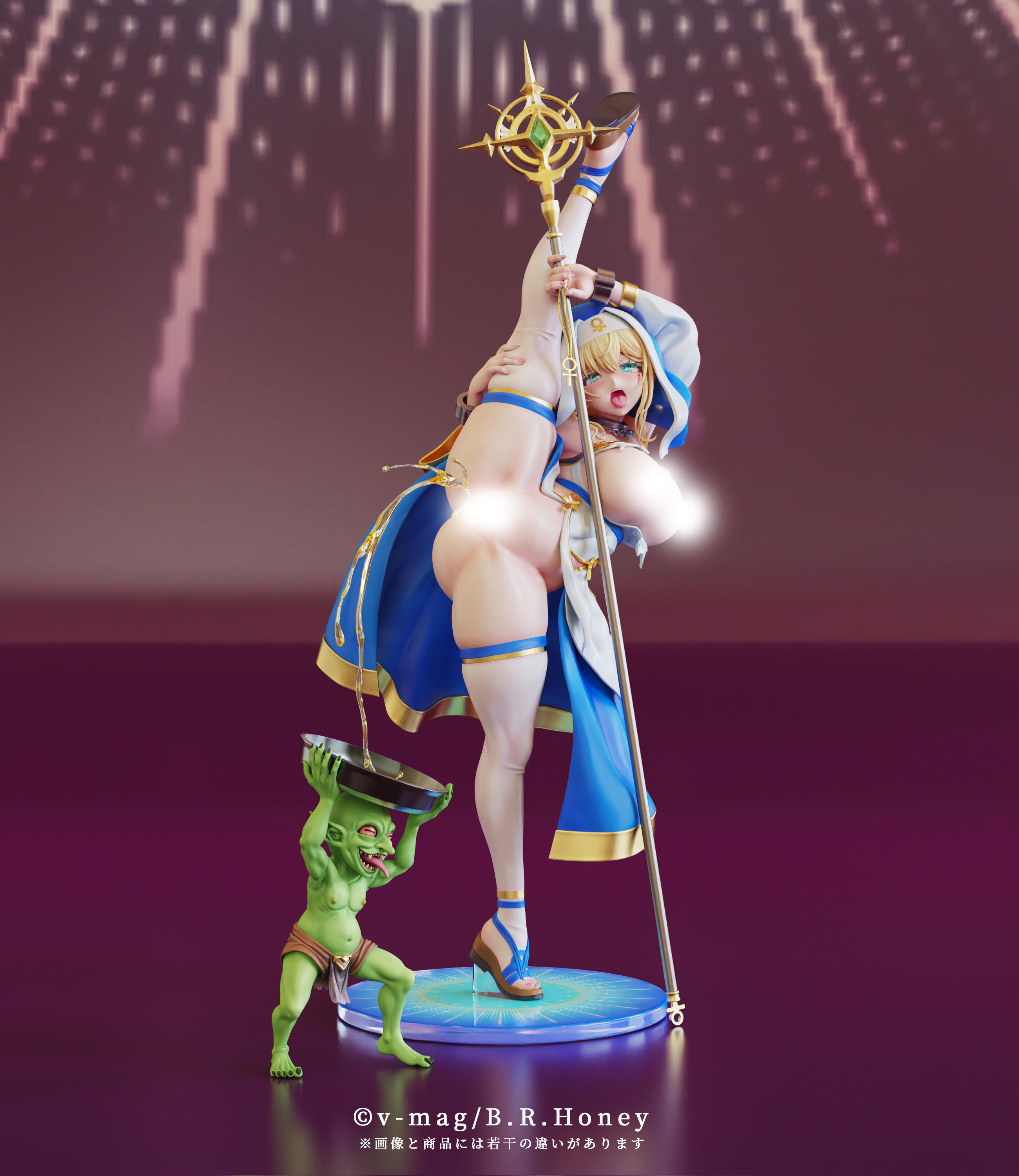 B.R. HONEY. CHARLOTTE THE SAINTESS - EXORCISM POSE 1/6 SCALE FIGURE BONUS EDITION
