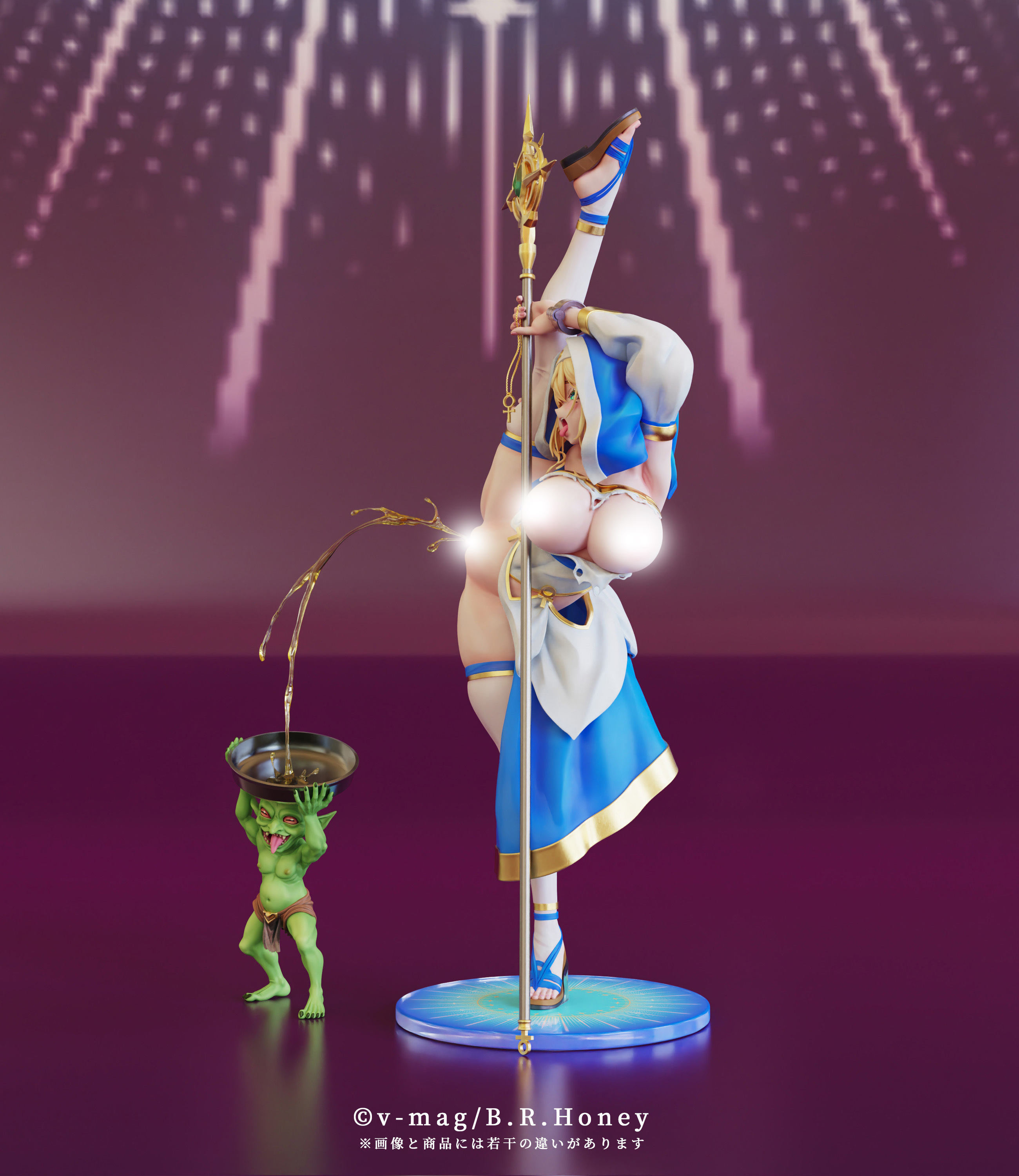 B.R. HONEY. CHARLOTTE THE SAINTESS - EXORCISM POSE 1/6 SCALE FIGURE BONUS EDITION
