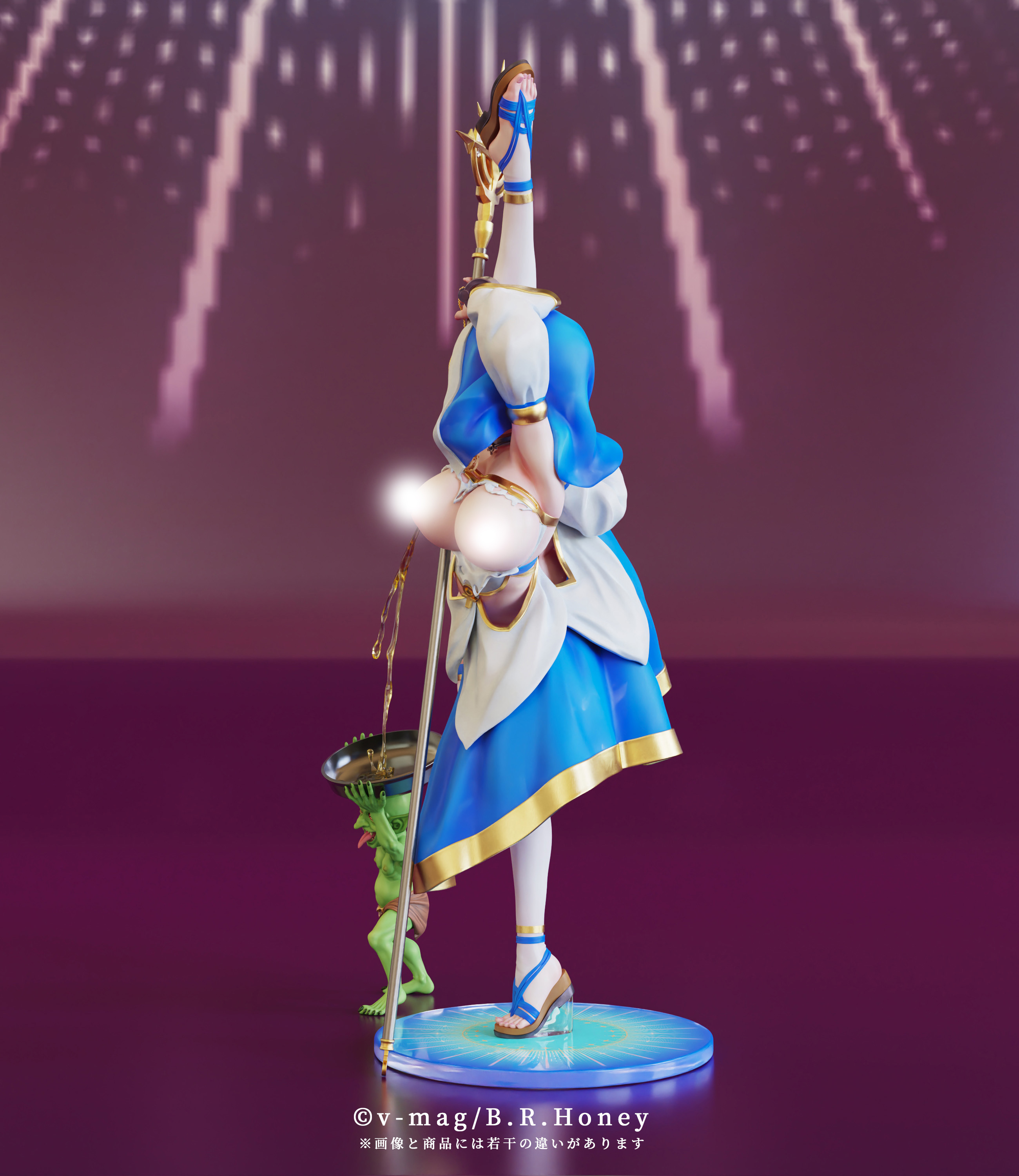 B.R. HONEY. CHARLOTTE THE SAINTESS - EXORCISM POSE 1/6 SCALE FIGURE BONUS EDITION