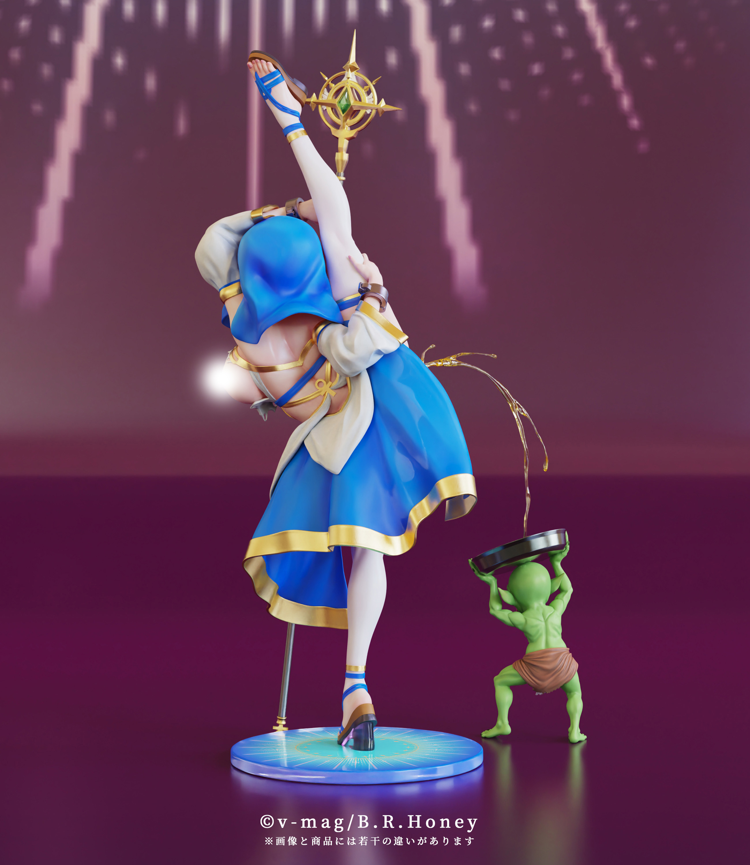 B.R. HONEY. CHARLOTTE THE SAINTESS - EXORCISM POSE 1/6 SCALE FIGURE BONUS EDITION