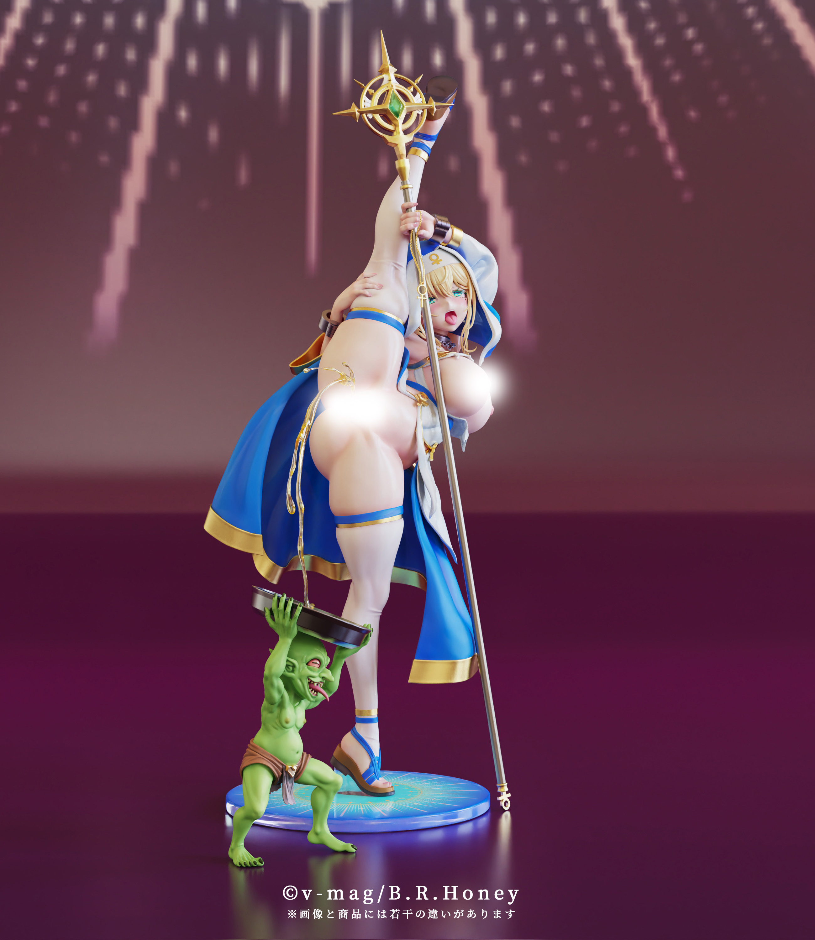 B.R. HONEY. CHARLOTTE THE SAINTESS - EXORCISM POSE 1/6 SCALE FIGURE BONUS EDITION