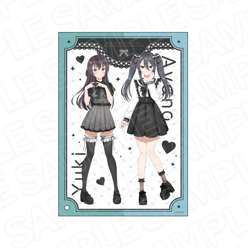 "Alya Sometimes Hides Her Feelings in Russian" Mini Acrylic Art Yuki & Ayano Kawaii Ver.