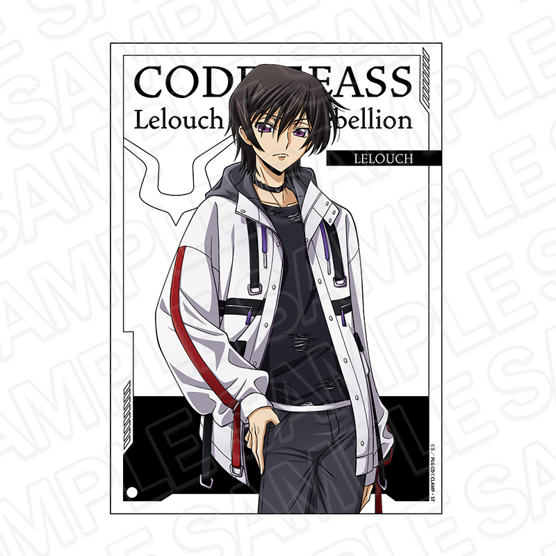 "Code Geass Lelouch of the Rebellion" Mini Acrylic Art Lelouch Street Ver.