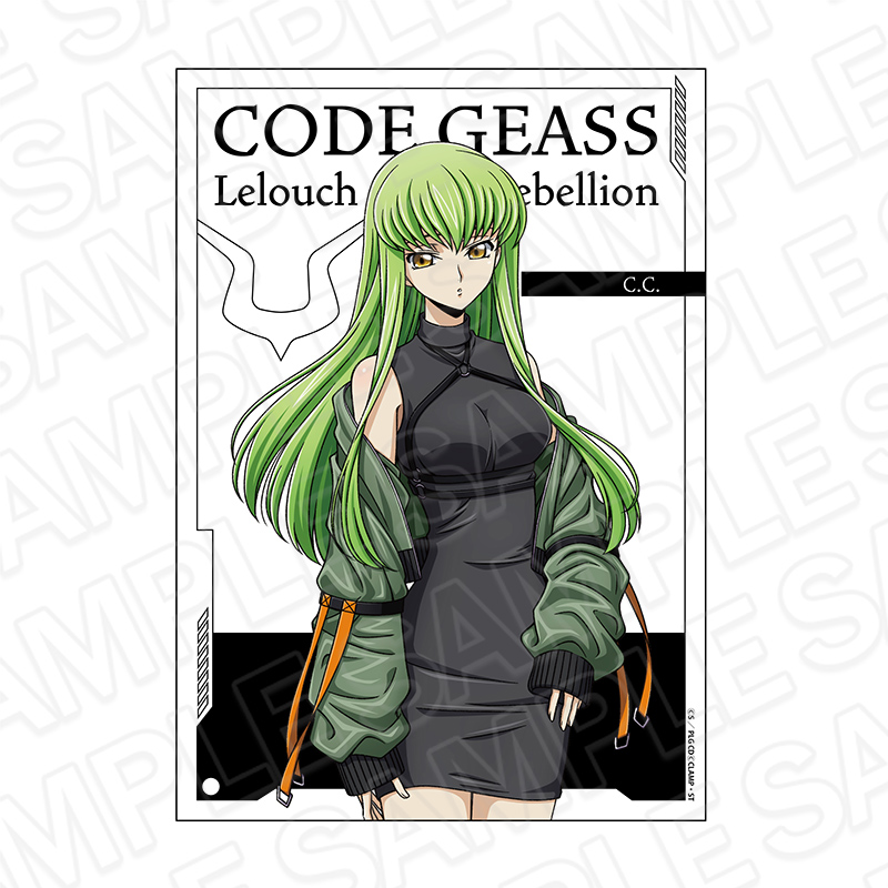 "Code Geass Lelouch of the Rebellion" Mini Acrylic Art C.C. Street Ver.