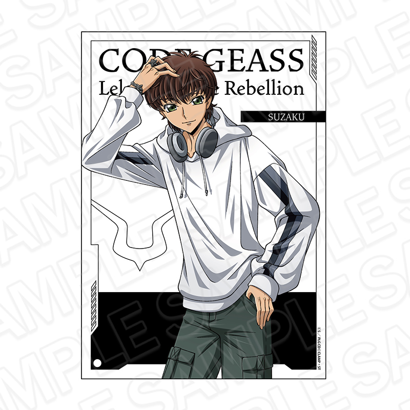 "Code Geass Lelouch of the Rebellion" Mini Acrylic Art Suzaku Street Ver.