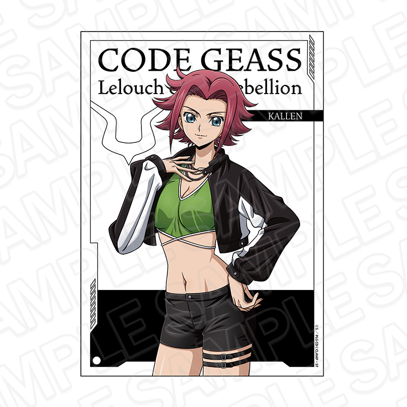"Code Geass Lelouch of the Rebellion" Mini Acrylic Art Kallen Street Ver.