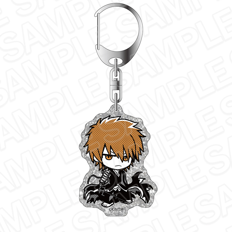 "Bleach" Lame Acrylic Key Chain Monocolor Kurosaki Ichigo