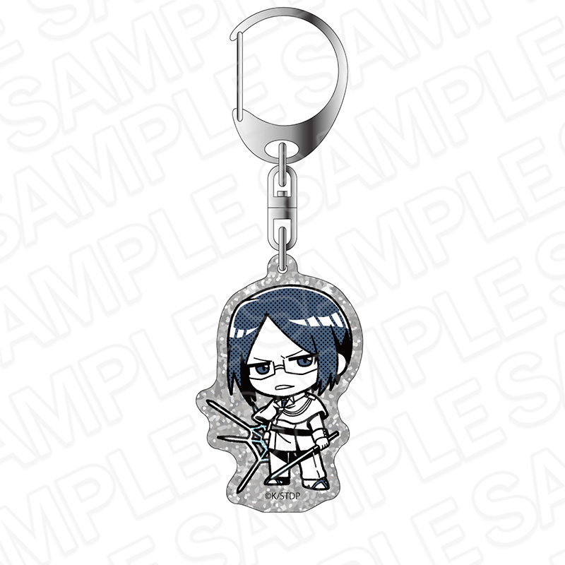 "Bleach" Lame Acrylic Key Chain Monocolor Ishida Uryu