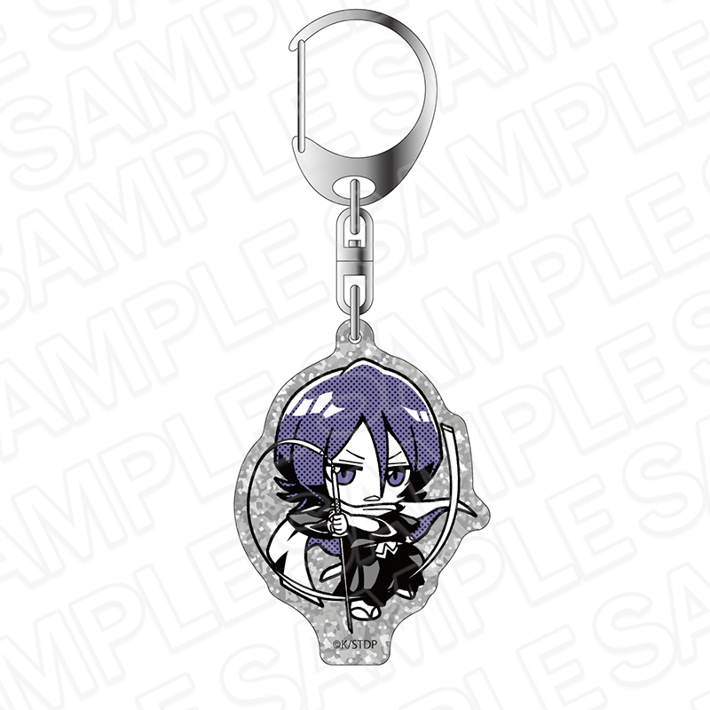 "Bleach" Lame Acrylic Key Chain Monocolor Kuchiki Rukia