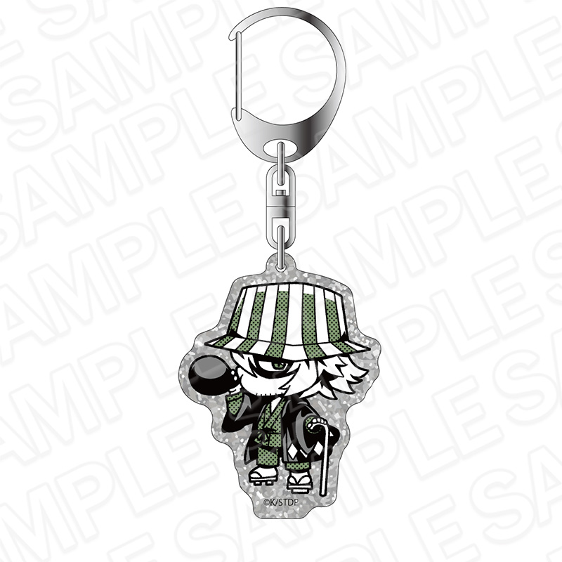 "Bleach" Lame Acrylic Key Chain Monocolor Urahara Kisuke