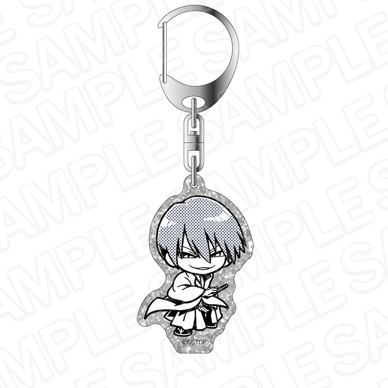 "Bleach" Lame Acrylic Key Chain Monocolor Ichimaru Gin