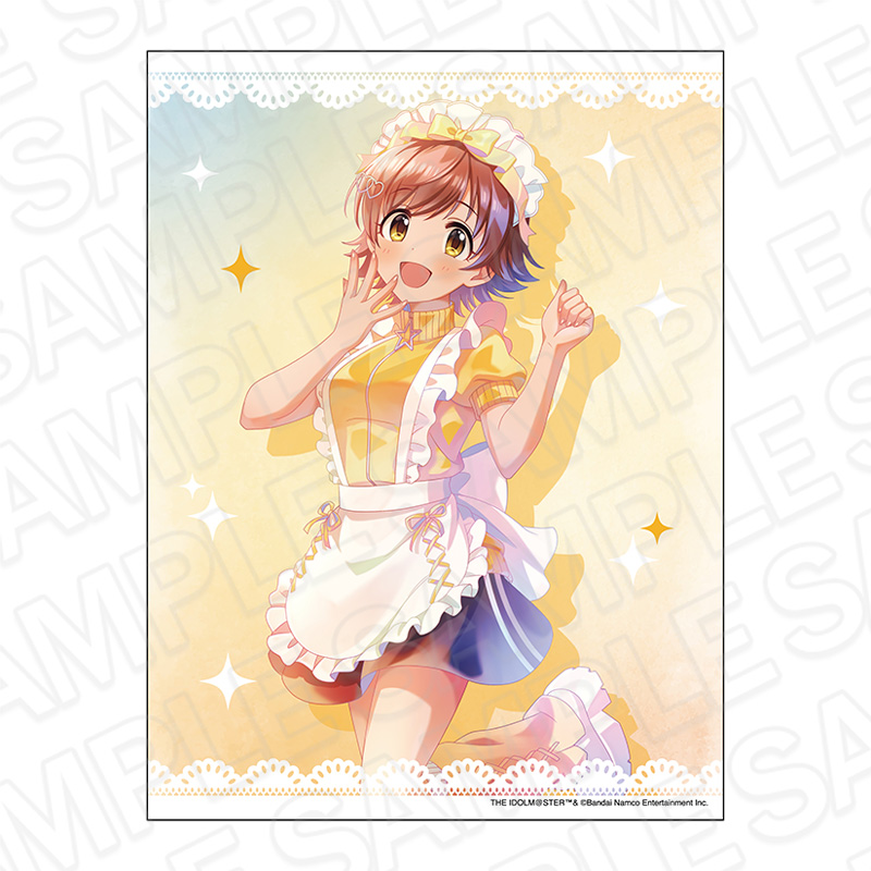 "The Idolmaster Cinderella Girls" Canvas Plate Pale Tone Series Honda Mio Jersey Maid Ver.