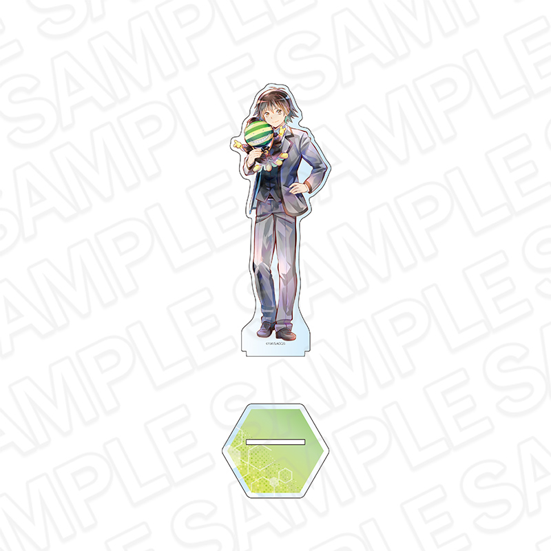 "Assassination Classroom" Deka Acrylic Stand Pale Tone Series Isogai Yuma