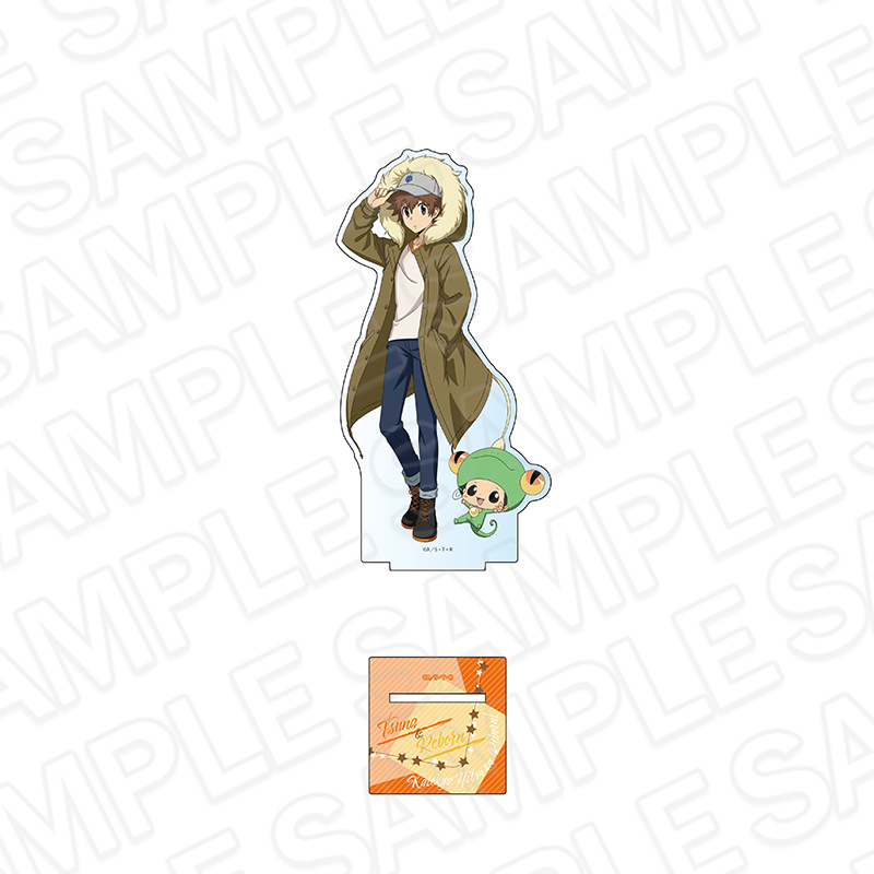 "Reborn!" Deka Acrylic Stand Reborn & Sawada Tsunayoshi Box Animal Ver.