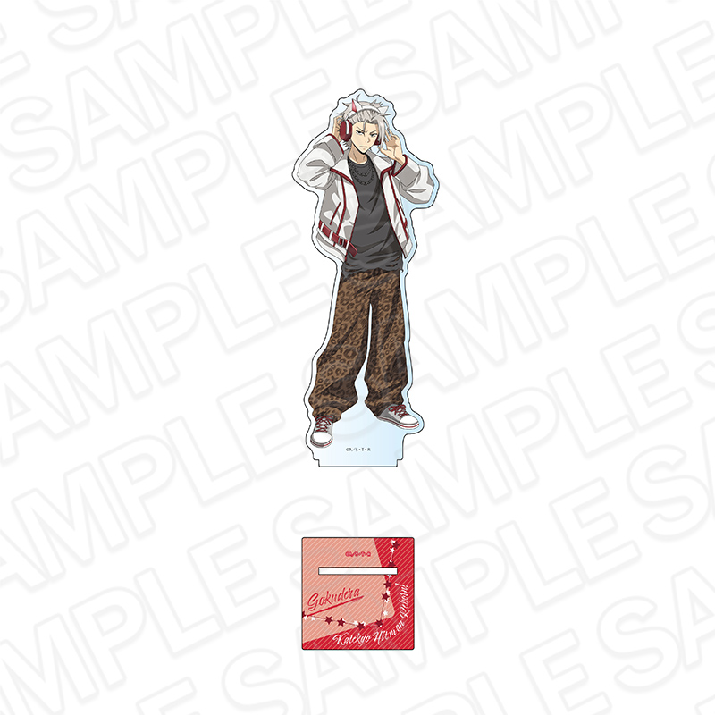 "Reborn!" Deka Acrylic Stand Gokudera Hayato Box Animal Ver.