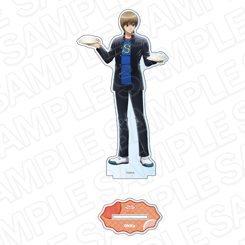 "3-Z Class Ginpachi-sensei" Deka Acrylic Stand Okita Sougo Sweets Ver.