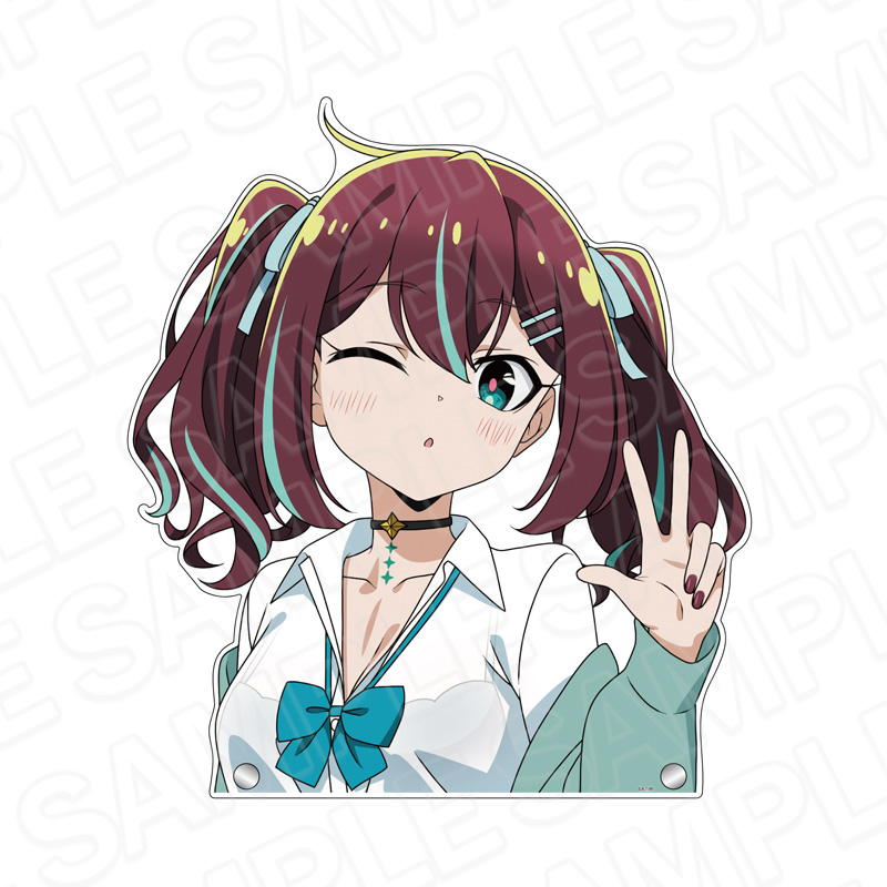 "Gushing Over Magical Girls" Extra Large Die-cut Acrylic Board Loco Musica Gal Ver.