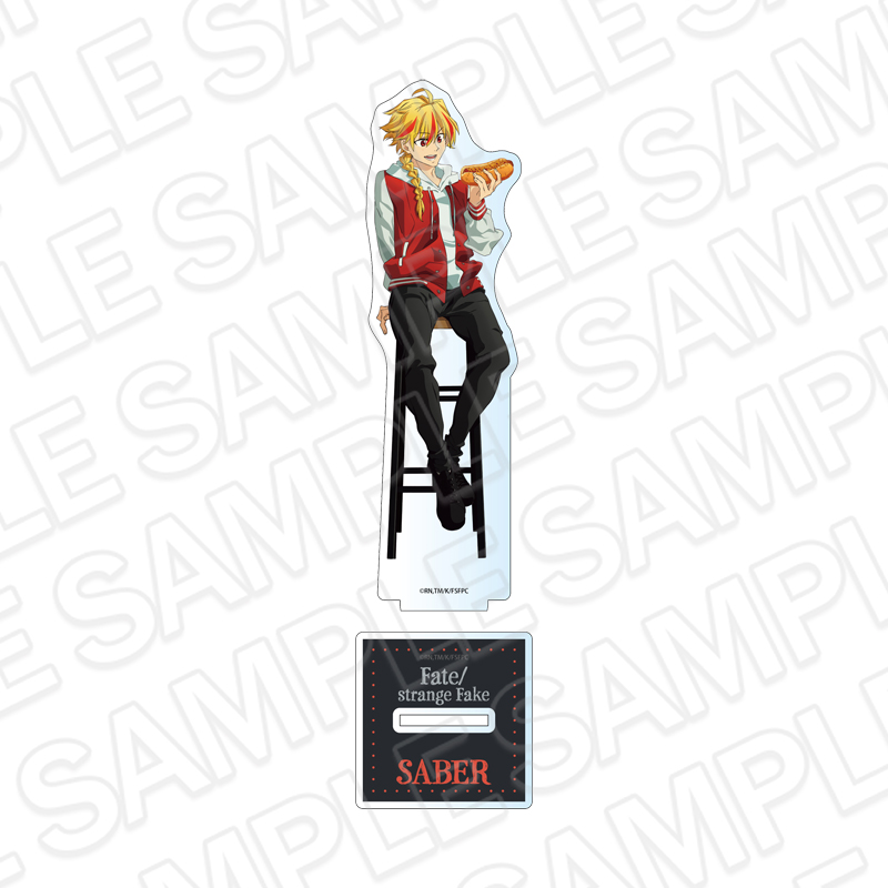 "Fate/strange Fake" Acrylic Figure Saber Cafe Ver.