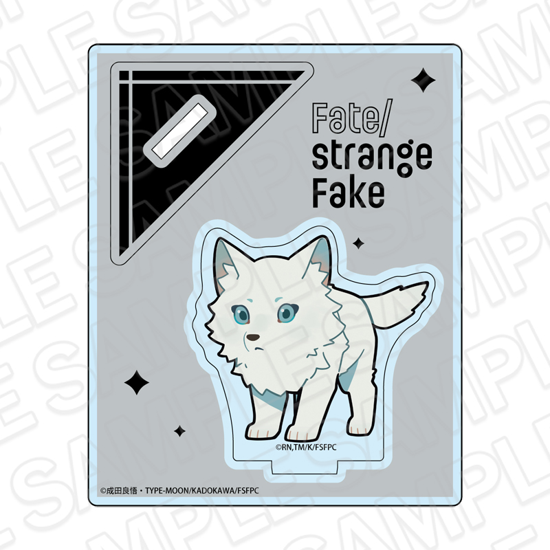 "Fate/strange Fake" Acrylic Stand Silver Wolf Chimera Mini Character Ver.