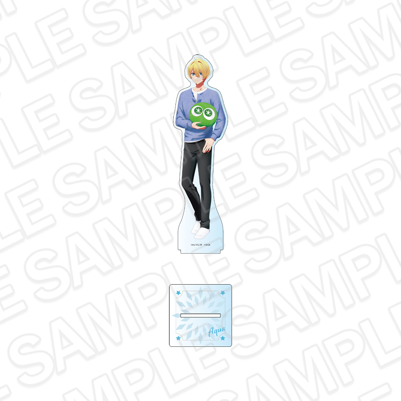 "Oshi no Ko" x "Puyo Puyo" Deka Acrylic Stand Aqua