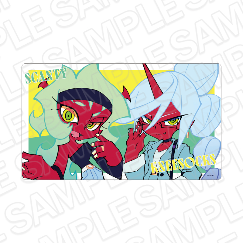 "New Panty & Stocking with Garterbelt" Rubber Desk Mat Scanty & Kneesocks Outing Ver
