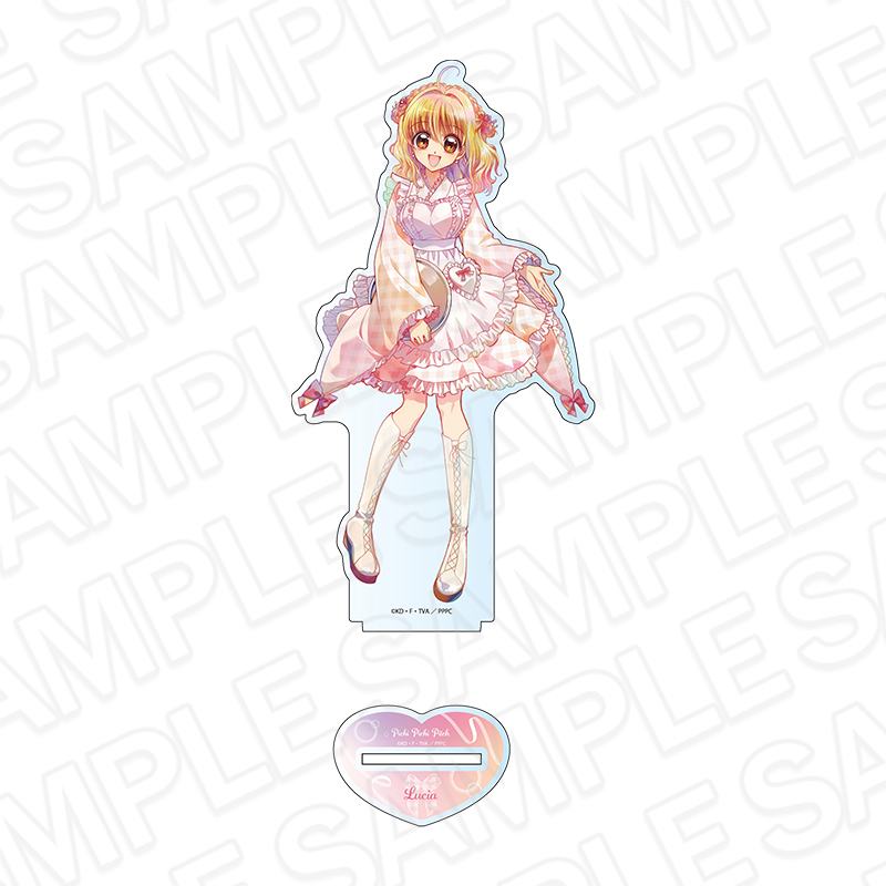 "Mermaid Melody Pichi Pichi Pitch" Deka Acrylic Stand Pale Tone Series Nanami Lucia Japanese Style Maid Ver.