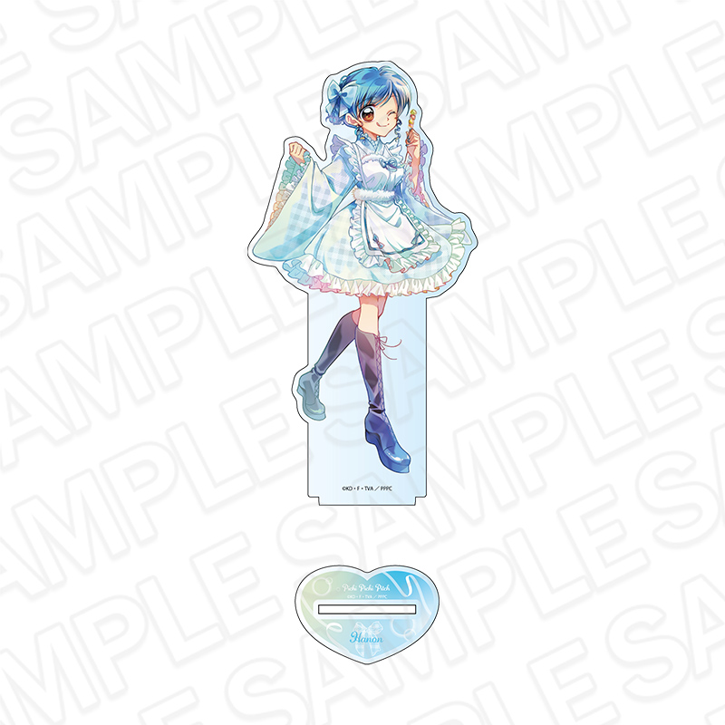 "Mermaid Melody Pichi Pichi Pitch" Deka Acrylic Stand Pale Tone Series Hosho Hanon Japanese Style Maid Ver.