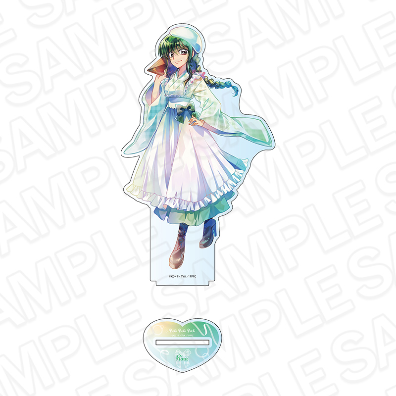 "Mermaid Melody Pichi Pichi Pitch" Deka Acrylic Stand Pale Tone Series Toin Rina Japanese Style Maid Ver.