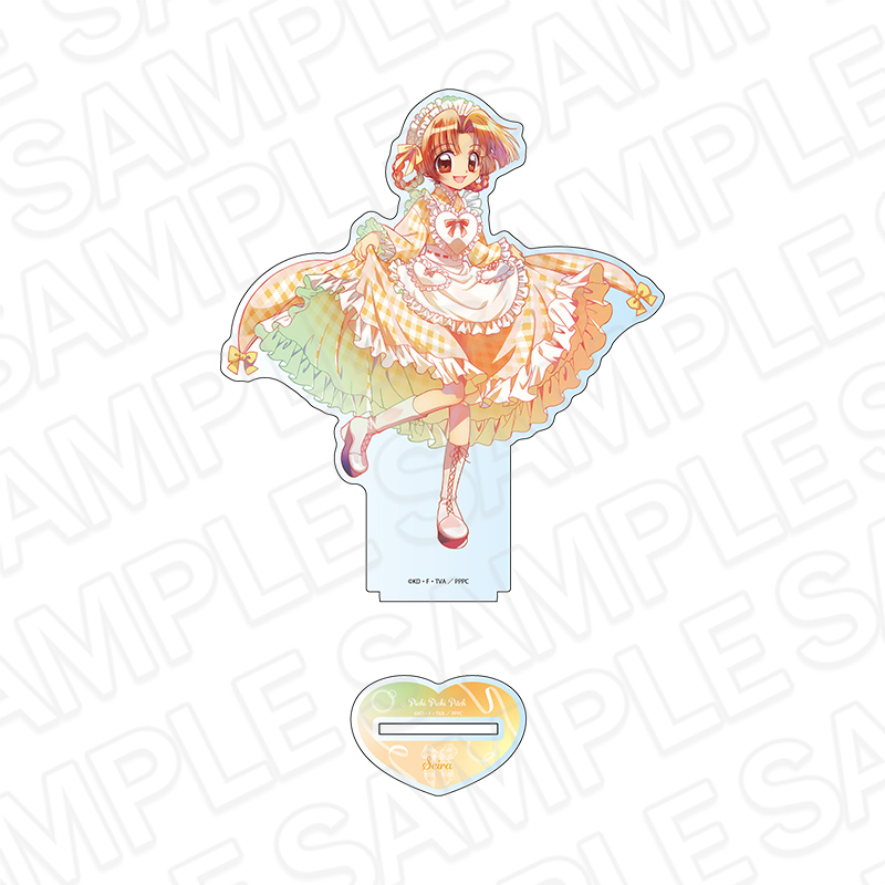 "Mermaid Melody Pichi Pichi Pitch" Deka Acrylic Stand Pale Tone Series Seira Japanese Style Maid Ver.