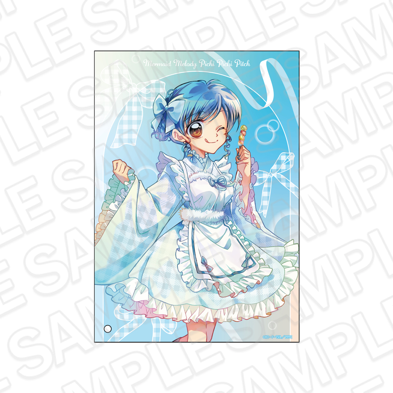 "Mermaid Melody Pichi Pichi Pitch" Mini Acrylic Art Pale Tone Series Hosho Hanon Japanese Style Maid Ver.