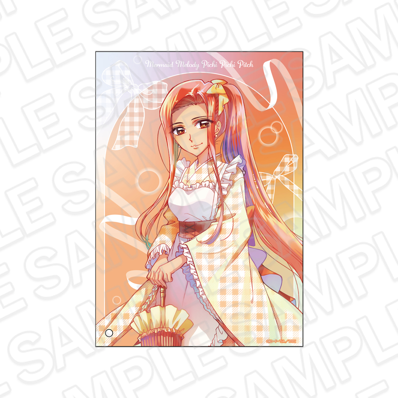 "Mermaid Melody Pichi Pichi Pitch" Mini Acrylic Art Pale Tone Series Sara Japanese Style Maid Ver.