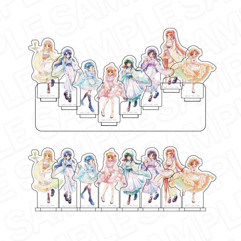 "Mermaid Melody Pichi Pichi Pitch" Acrylic Diorama Pale Tone Series Japanese Style Maid Ver.