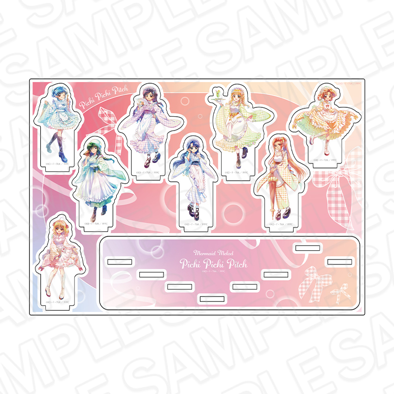 "Mermaid Melody Pichi Pichi Pitch" Acrylic Diorama Pale Tone Series Japanese Style Maid Ver.