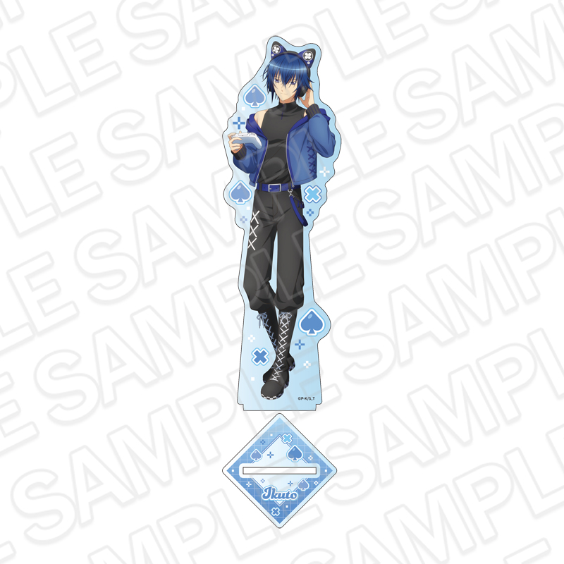 "Shugo Chara!" Hologram Deka Acrylic Stand Tsukiyomi Ikuto Gaming Ver.