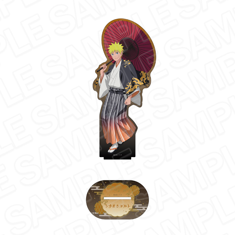 "NARUTO -Shippuden-" Deka Acrylic Stand Uzumaki Naruto Modern Kimono Ver.