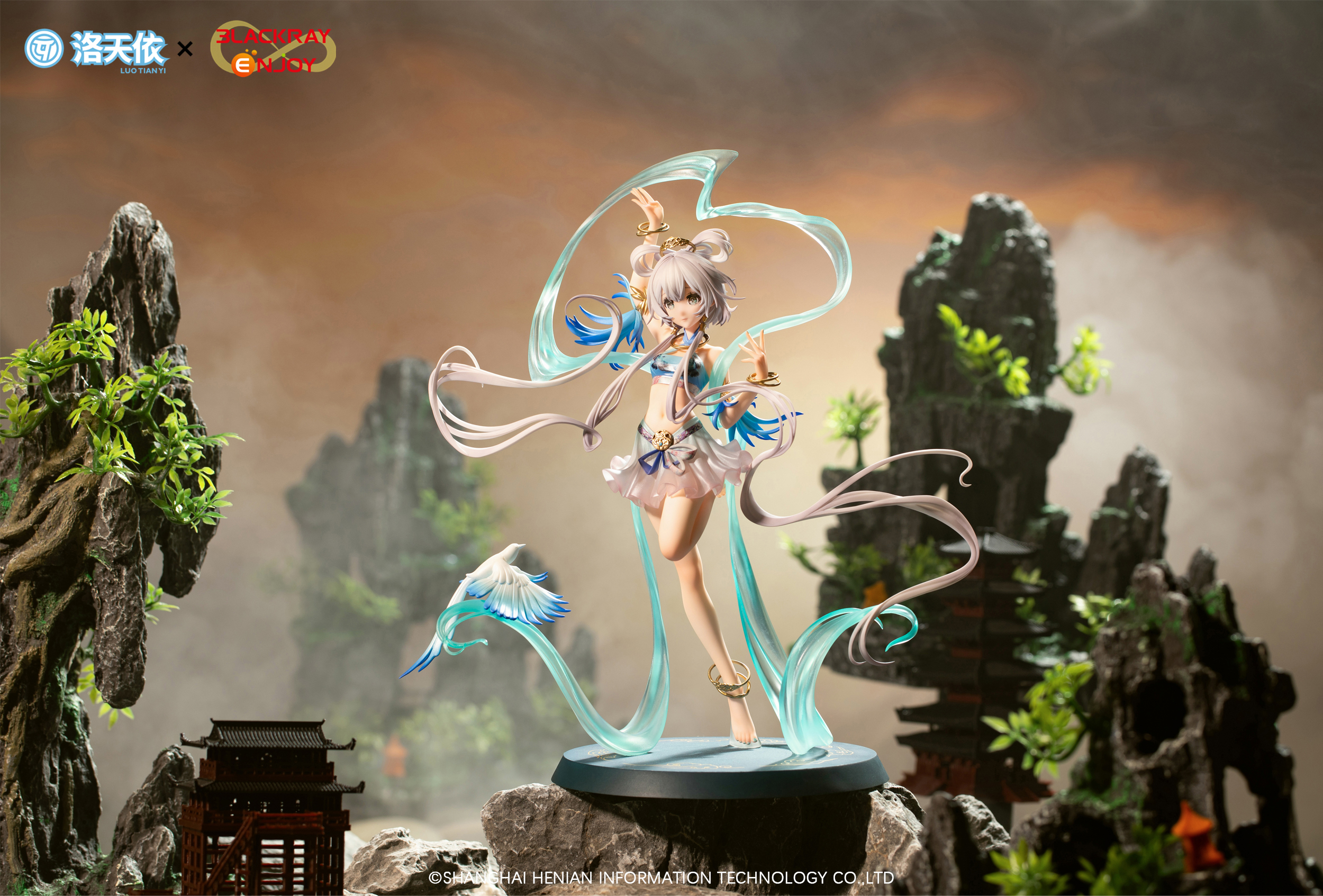 [Pre-order] BLACKRAY ENJOY Luo Tianyi Aotori Denshin Ver. - 1/8 Scale Figure