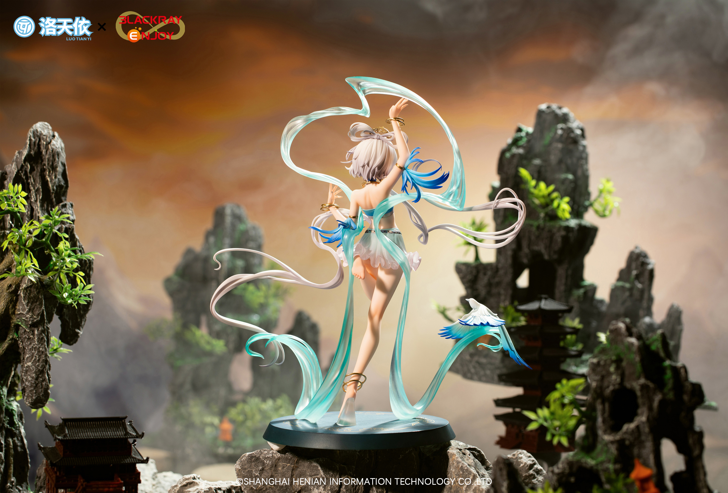 [Pre-order] BLACKRAY ENJOY Luo Tianyi Aotori Denshin Ver. - 1/8 Scale Figure