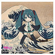 Hokusai Katsushika x Hatsune Miku by iXima Sticker The Great Wave off Kanagawa (Mini Character)