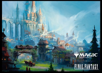 "MAGIC: The Gathering" "Final Fantasy" Players Card Sleeve MFS-19 Starting Town