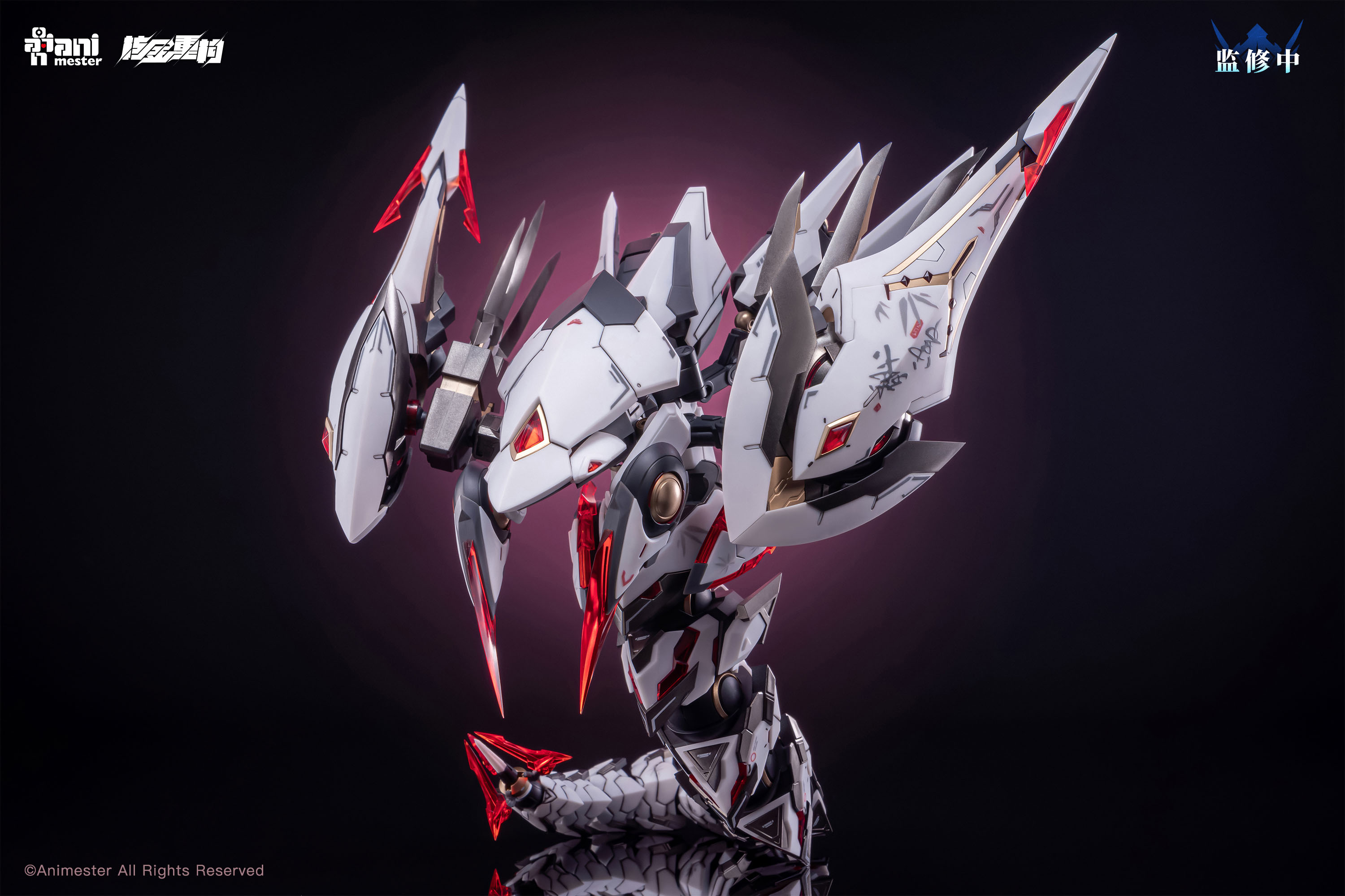 ANIMESTER X NUCLEAR GOLD RECONSTRUCTION POLARIS WHITE 1/12 PLASTIC MODEL KIT