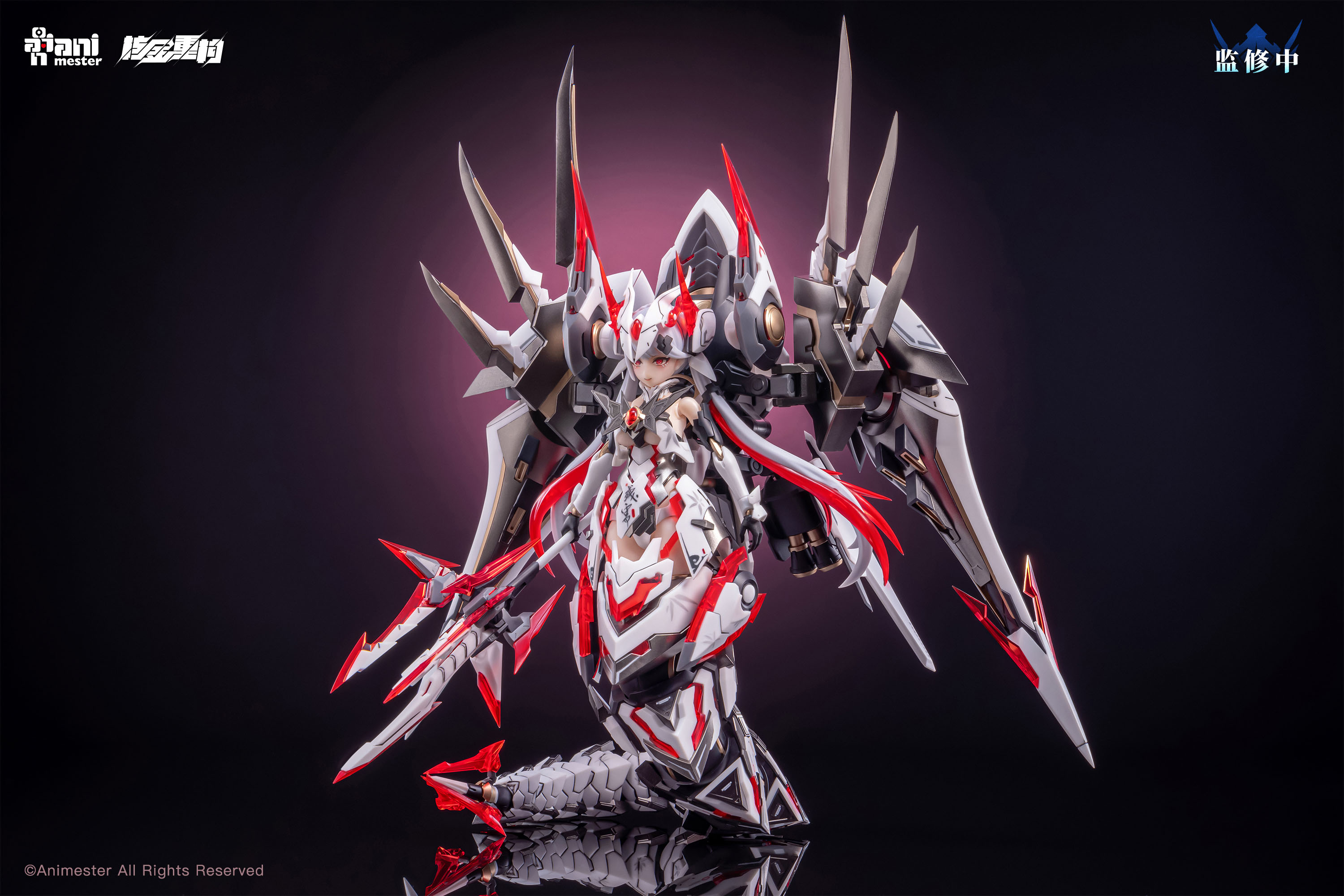 ANIMESTER X NUCLEAR GOLD RECONSTRUCTION POLARIS WHITE 1/12 PLASTIC MODEL KIT