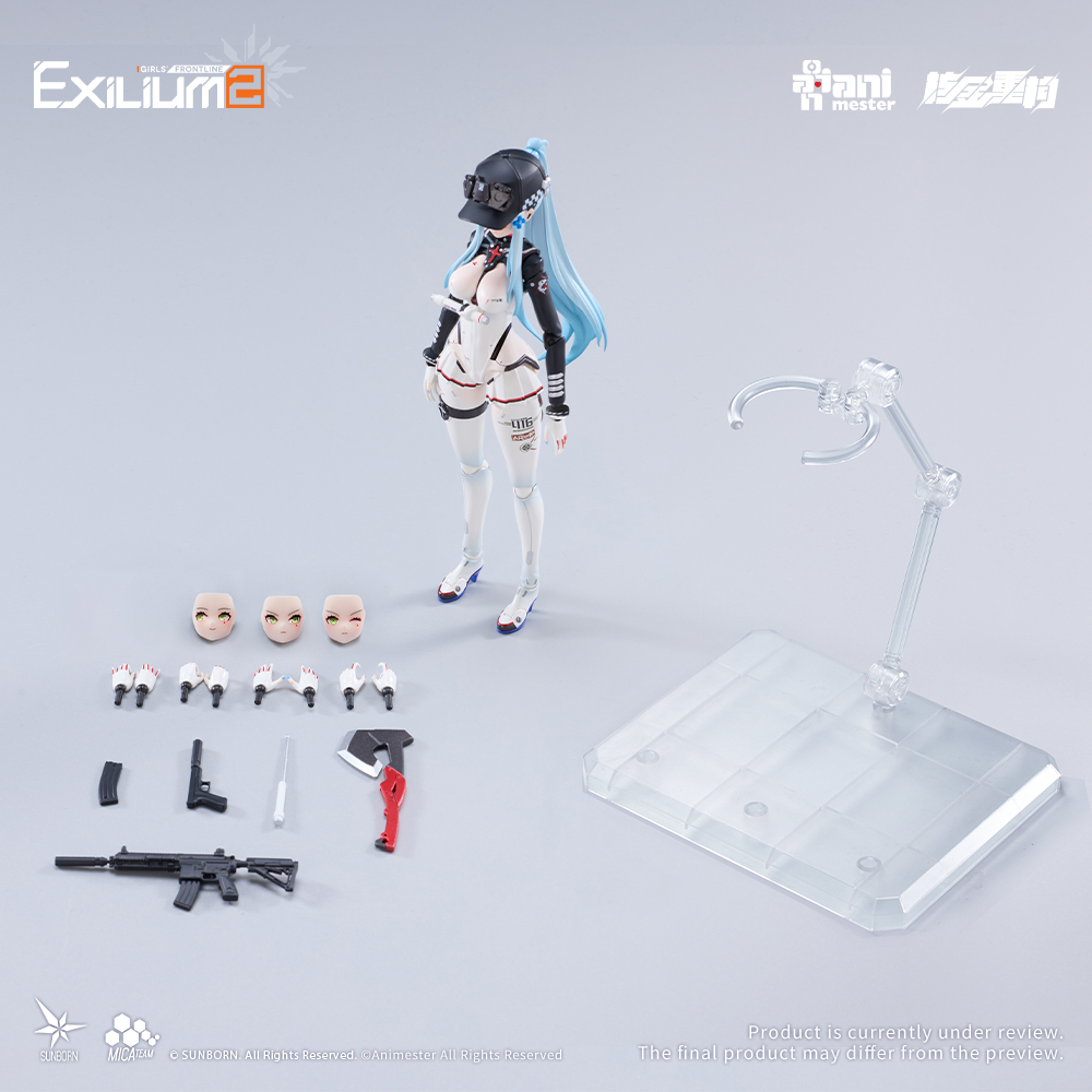 NUCLEAR GOLD RECONSTRUCTION "GIRLS' FRONTLINE 2: EXILIUM" KLUKAI - SPEED STAR KLUKAI 1/12 COMPLETE MODEL ACTION FIGURE