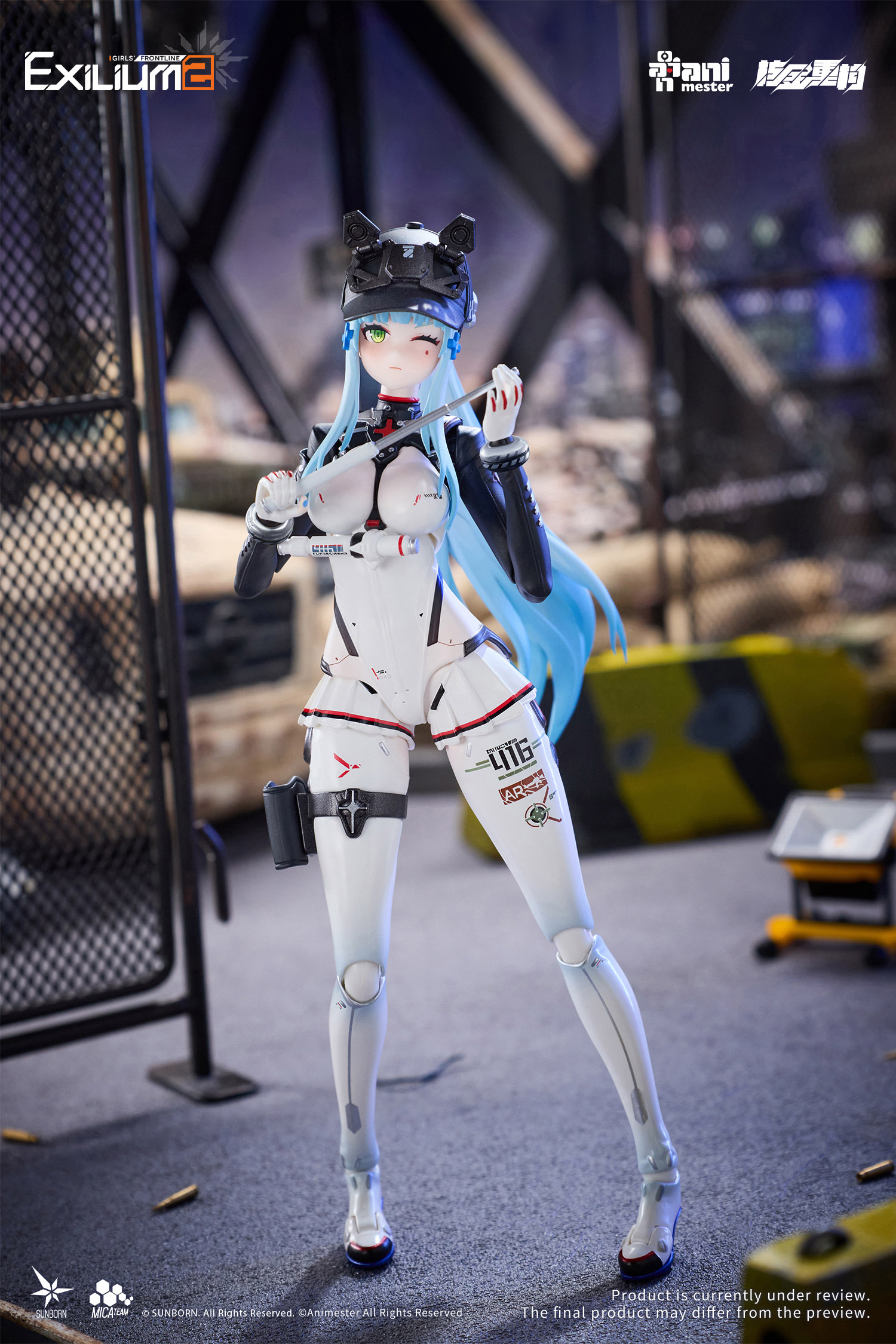 NUCLEAR GOLD RECONSTRUCTION "GIRLS' FRONTLINE 2: EXILIUM" KLUKAI - SPEED STAR KLUKAI 1/12 COMPLETE MODEL ACTION FIGURE